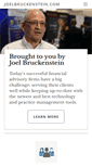 Mobile Screenshot of joelbruckenstein.com